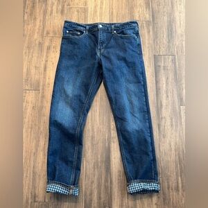 Bonobos Gingham Lined Jeans